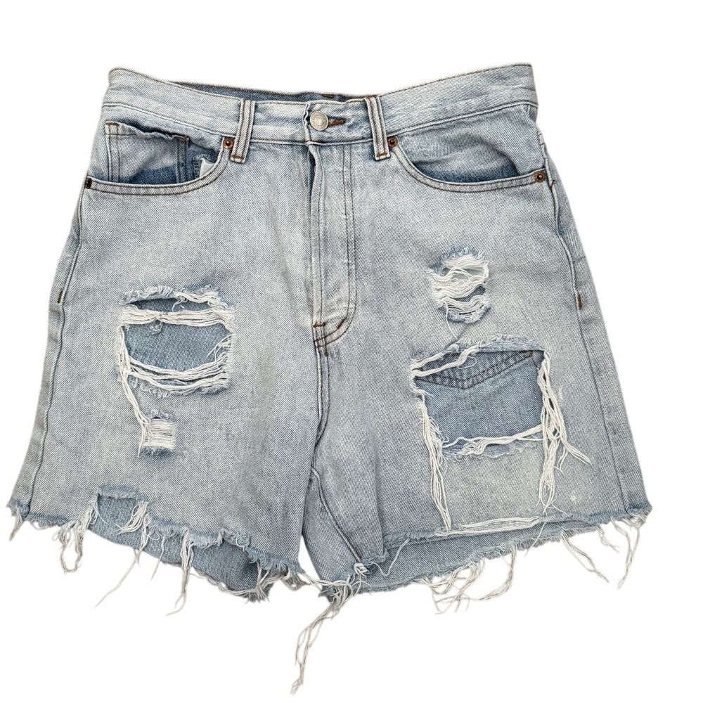 S.O.N.G. Mid-Thigh Denim Shorts Size 7/28 Light Weight